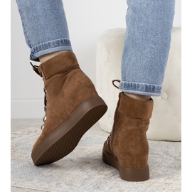 Carmona vinterkamel sneakers brun 2