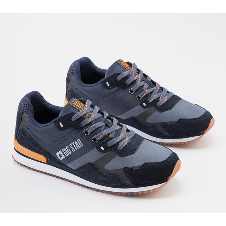 Big Star marinblå Acosta sportskor för män 1