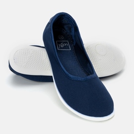 BM Geneseo marinblå ballerinor för barn 1