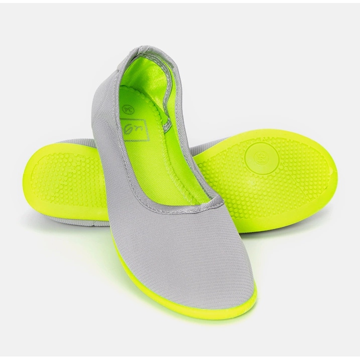 Geneseo grå och gröna barnballerinor 1