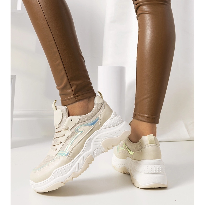 Beige Gossett sneakers 1
