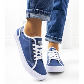 Big Star Marinblå damsneakers 274834 1