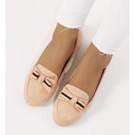 Lavinia rosa loafers med rosett 1