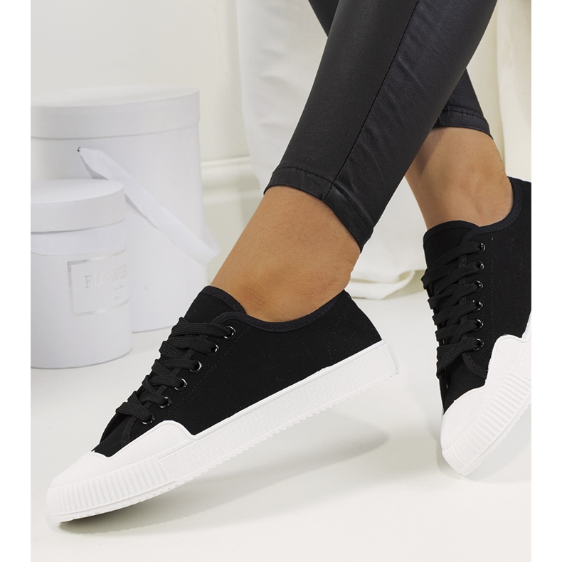 Rivas svarta sneakers för kvinnor 2