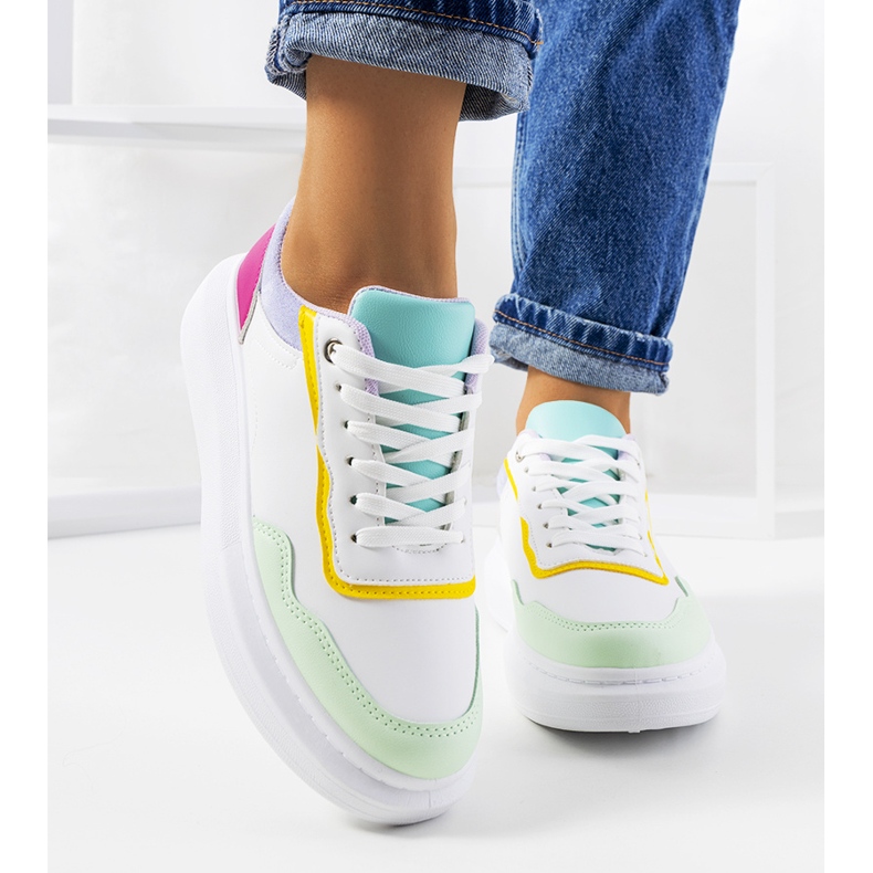 Vita Selma Lila sneakers för kvinnor 1