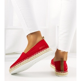 Red Big Star espadrillor för kvinnor HH274494 röd 1