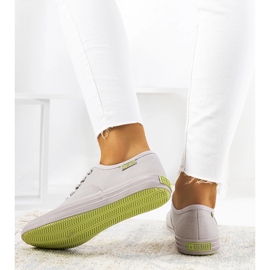 Grå Big Star damsneakers JJ274264 1