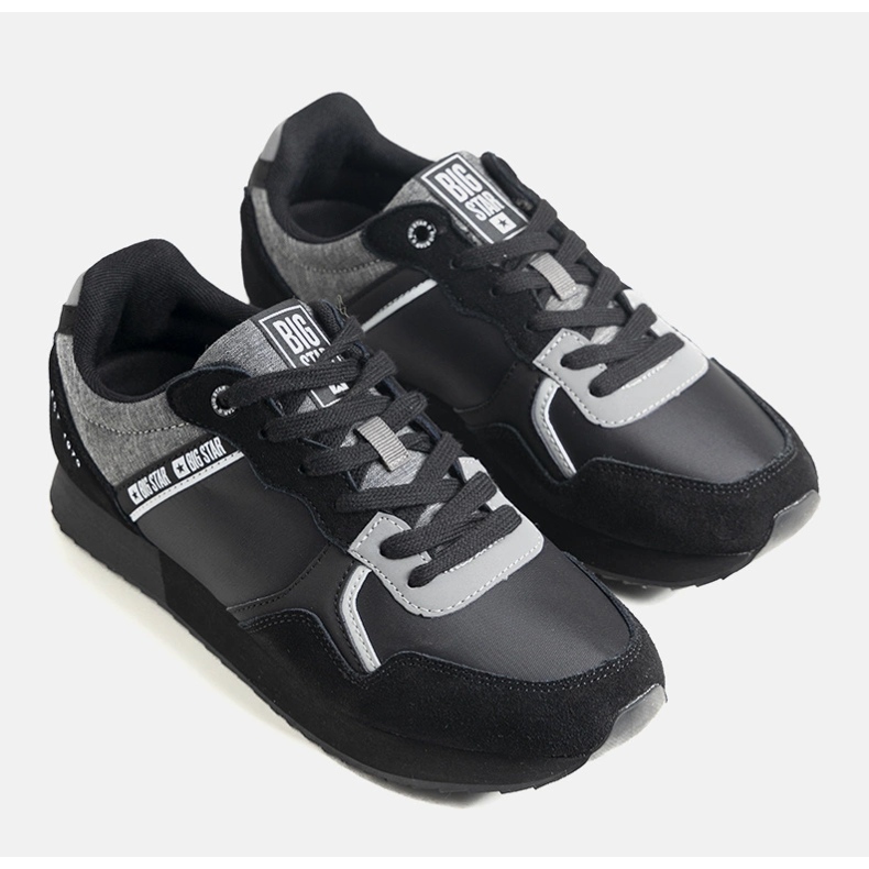 Svarta herrsneakers Big Star JJ174145 1