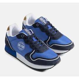 Marinblå sneakers för män Big Star JJ174143 1