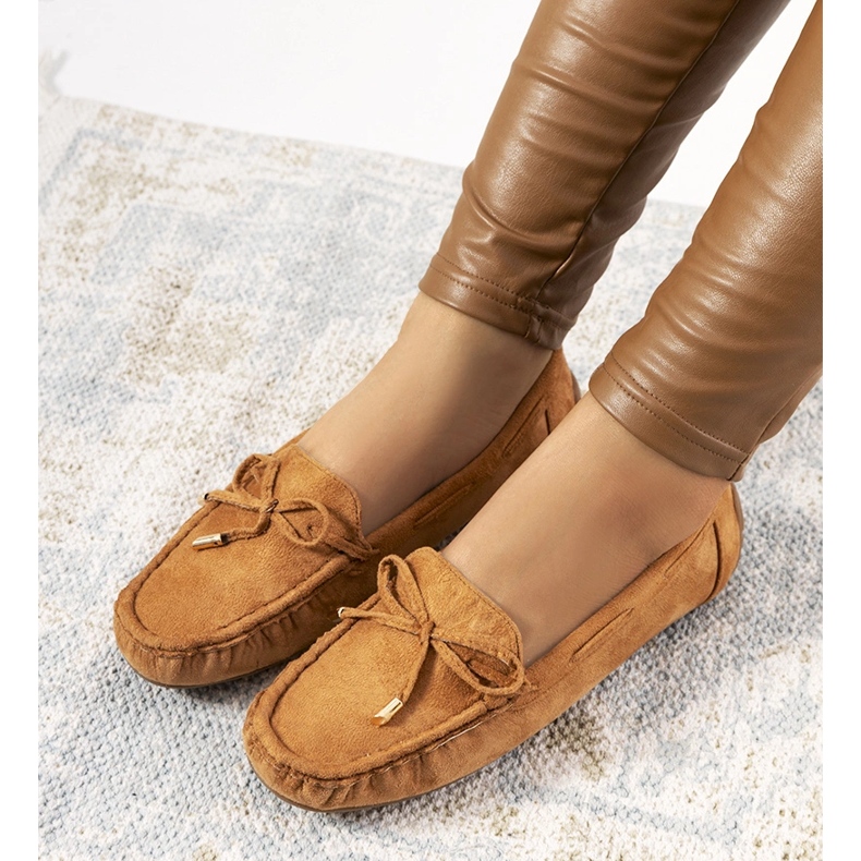 Wilma kamel loafers brun 2