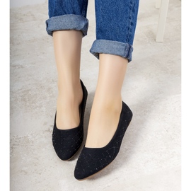 Kaila svarta ballerinor för kvinnor 1