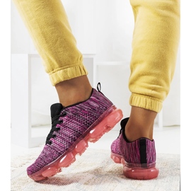 Rosa Melange Anya sportsneakers svart 1