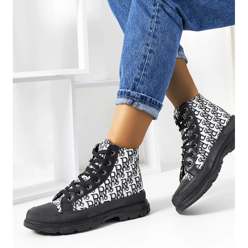 Svarta Chester sneakers för kvinnor 1