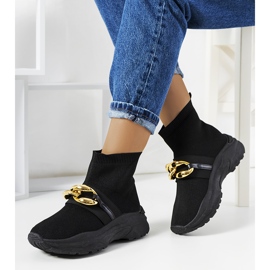 Svarta high-top sneakers från Martin 1