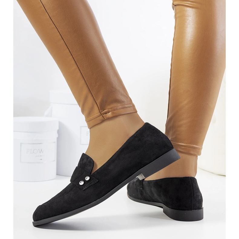 Svarta Fioretta loafers 1