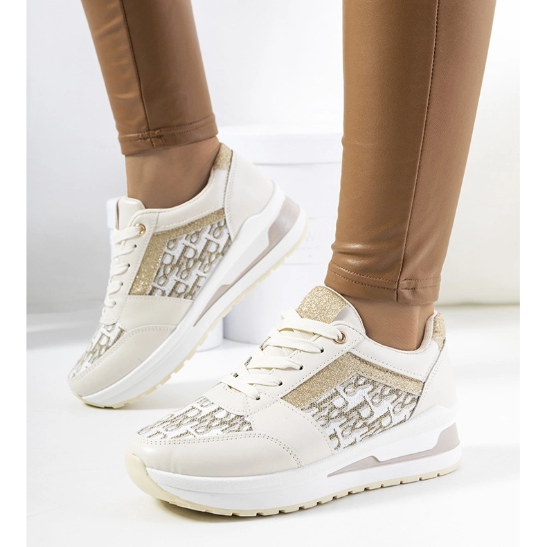 Beige Aloisia sneakers 1