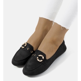 Svarta loafers för damer från Leila 1