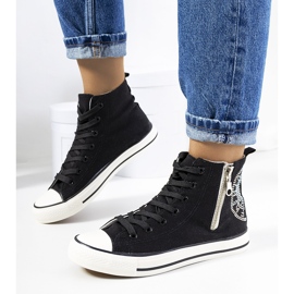 Svarta Vicola ankel sneakers 1