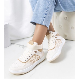 Jeannys beiga ankelsneakers beige 1