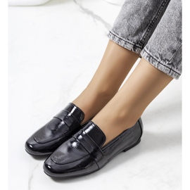 Svartlackerade Yasemin-läderskor 1