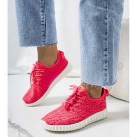 Rosa neon sneakers från Mulder 1