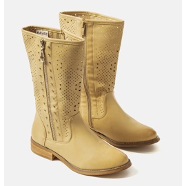 Zaina beige barnstövlar 1