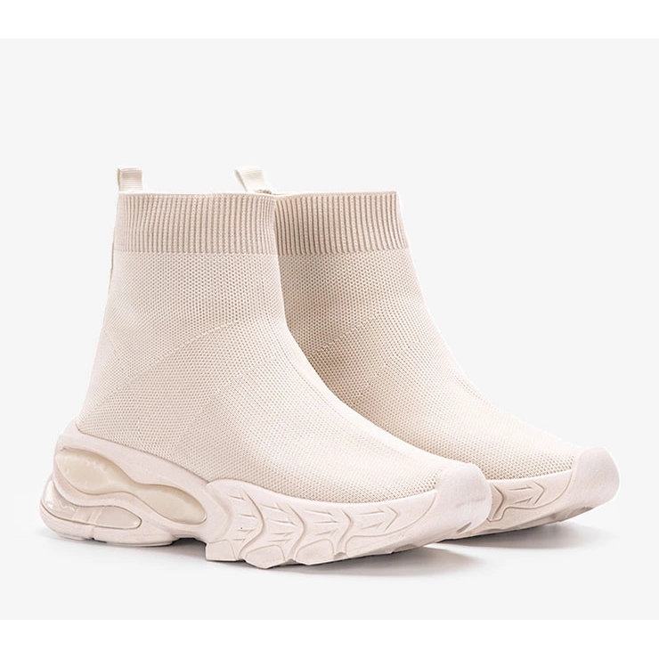 Beige Woodson ankel sneakers 1