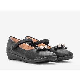 Svarta ballerina wedges från Correia 1