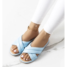 Blå Thines-tofflor för kvinnor 1