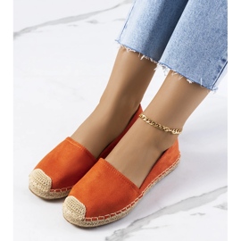 Orange espadrillor för kvinnor från Balma 1