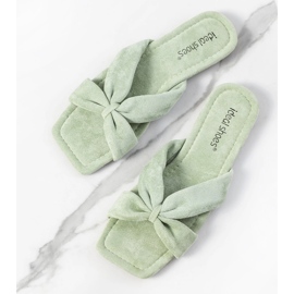 Howse gröna tofflor för kvinnor 1
