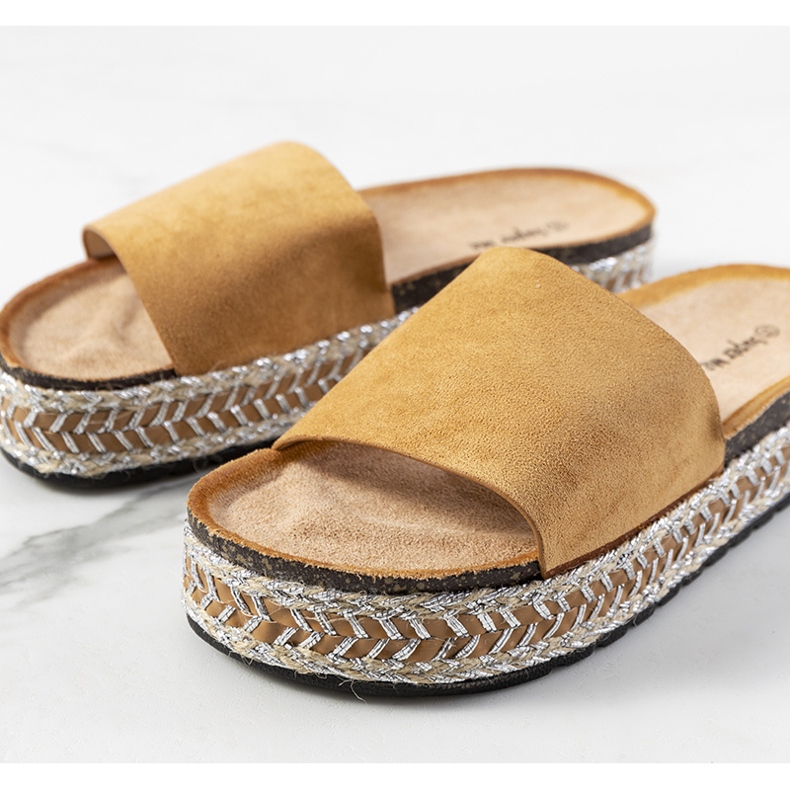 Bruna sandaler på Bonython korksula 2