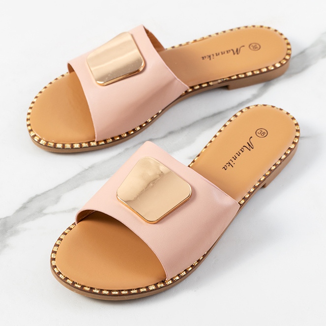 Rosa Synan damtofflor 1