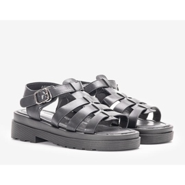 Bradams svarta damsandaler 1