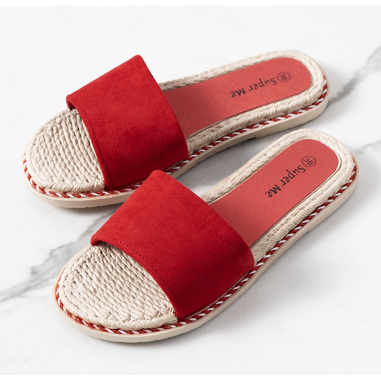 Staton röda tofflor för kvinnor 1