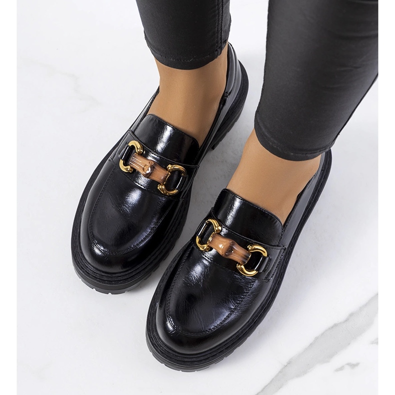 Svarta Kemze loafers 1