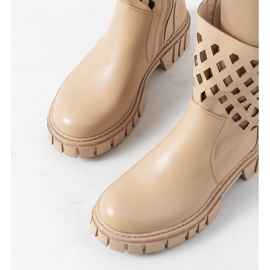 Beige Dinah stövlar 1