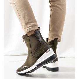 Gröna sneakers på Triaca-kilen 1