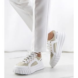 PA1 Helenos gröna sneakers vit 1