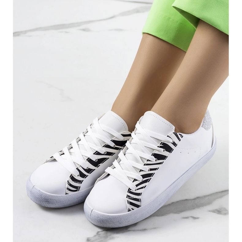 Kameta Zebra vita sneakers 1