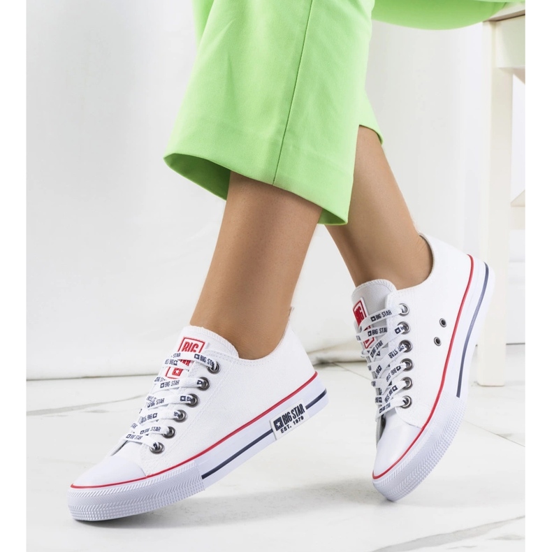 Klassiska vita sneakers Big Star KK274101 1