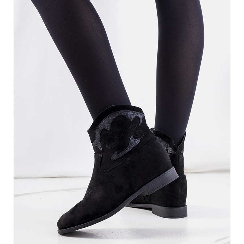 Velhas svarta cowboystövlar 1