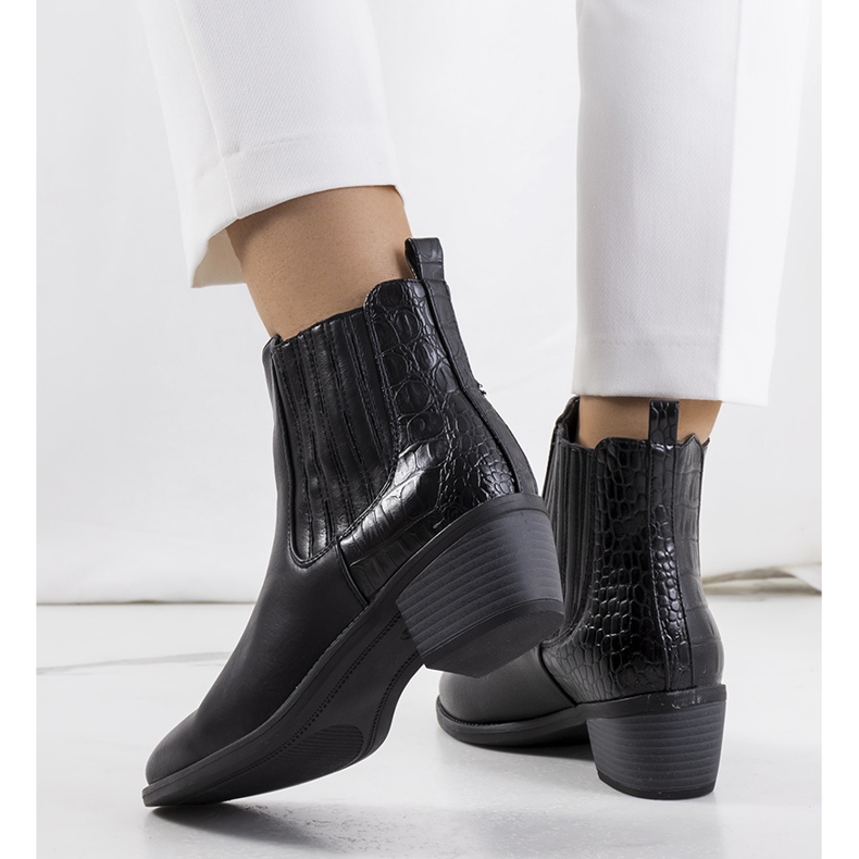 Svarta Furtado höga klackar 1