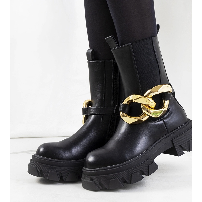 Svarta Croydon-stövlar 1