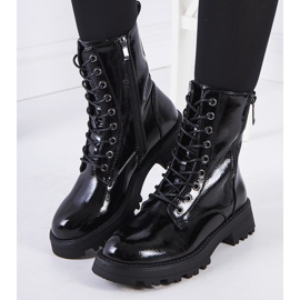 Svarta Worcester-fångare i ekoläder 1