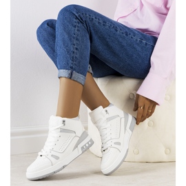 Gråa sneakers för ankeln Megatheo 1