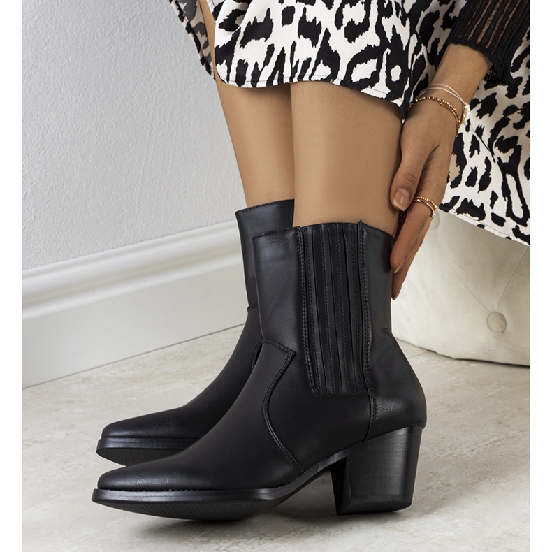 Svarta Bento cowboystövlar 1