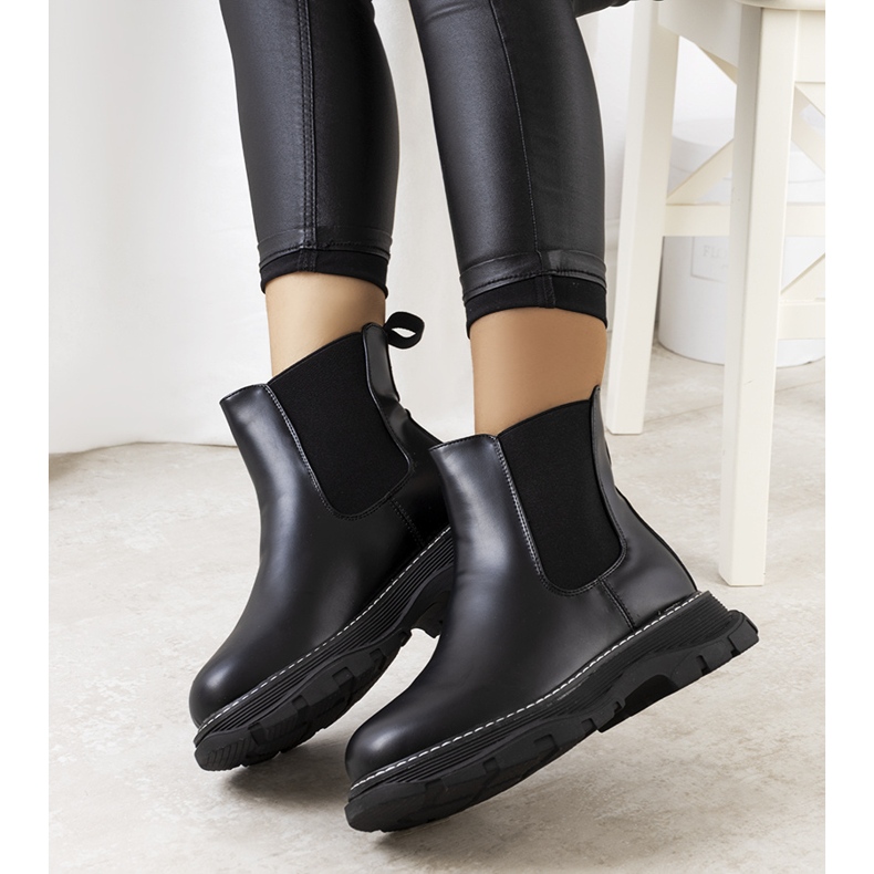 BM Pilar svarta damstövlar 1
