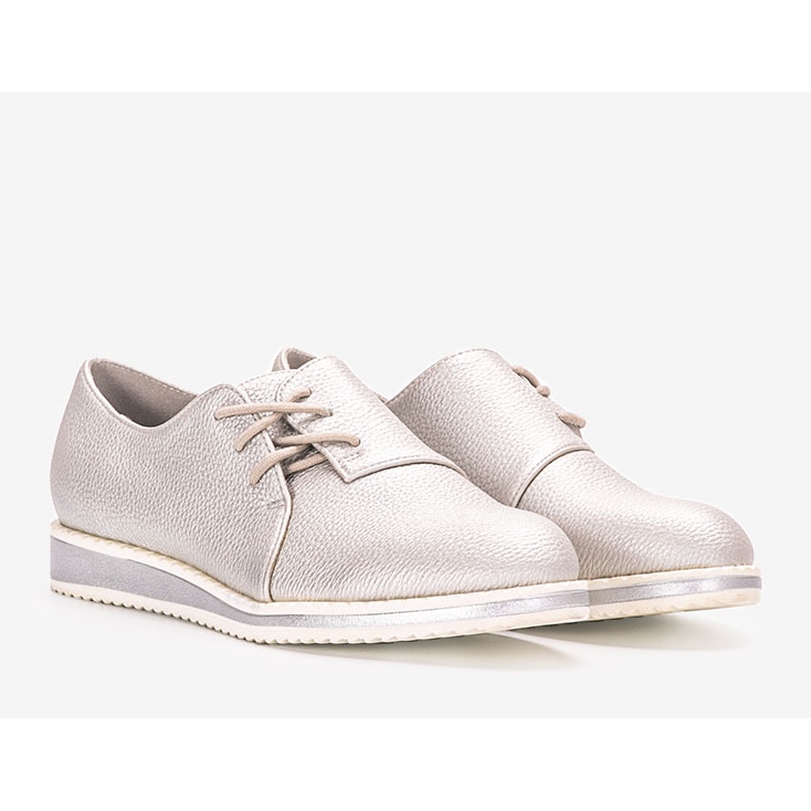 Inna Ruma silver brogues silver- 1