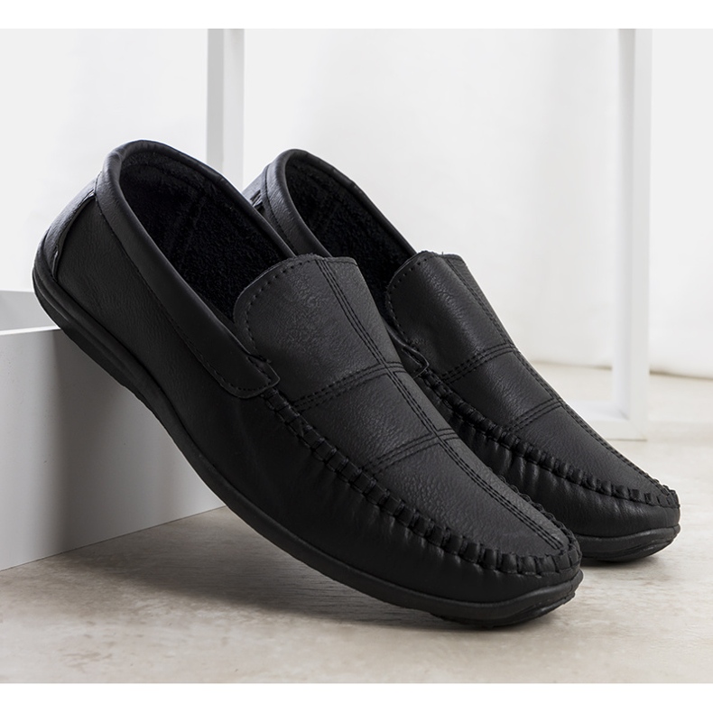 BM Svarta Cordle loafers för män 2
